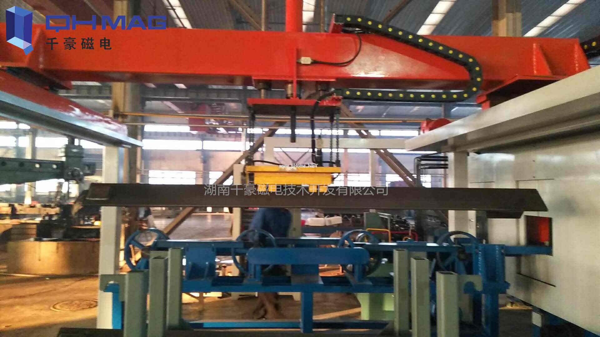電永磁夾具搬運角鐵，千豪磁電
