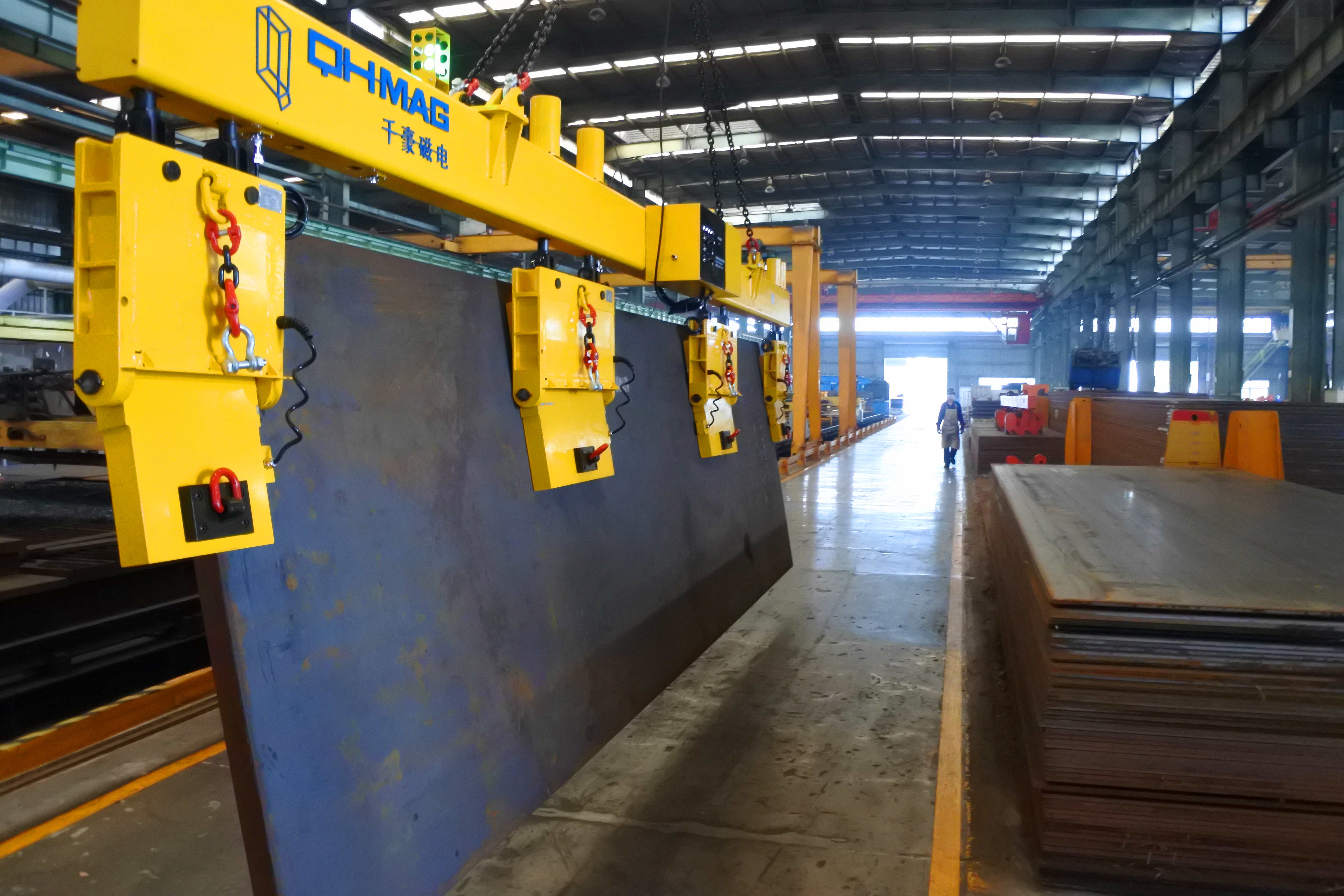 側(cè)吊鋼板，鋼板起吊，磁力吊具