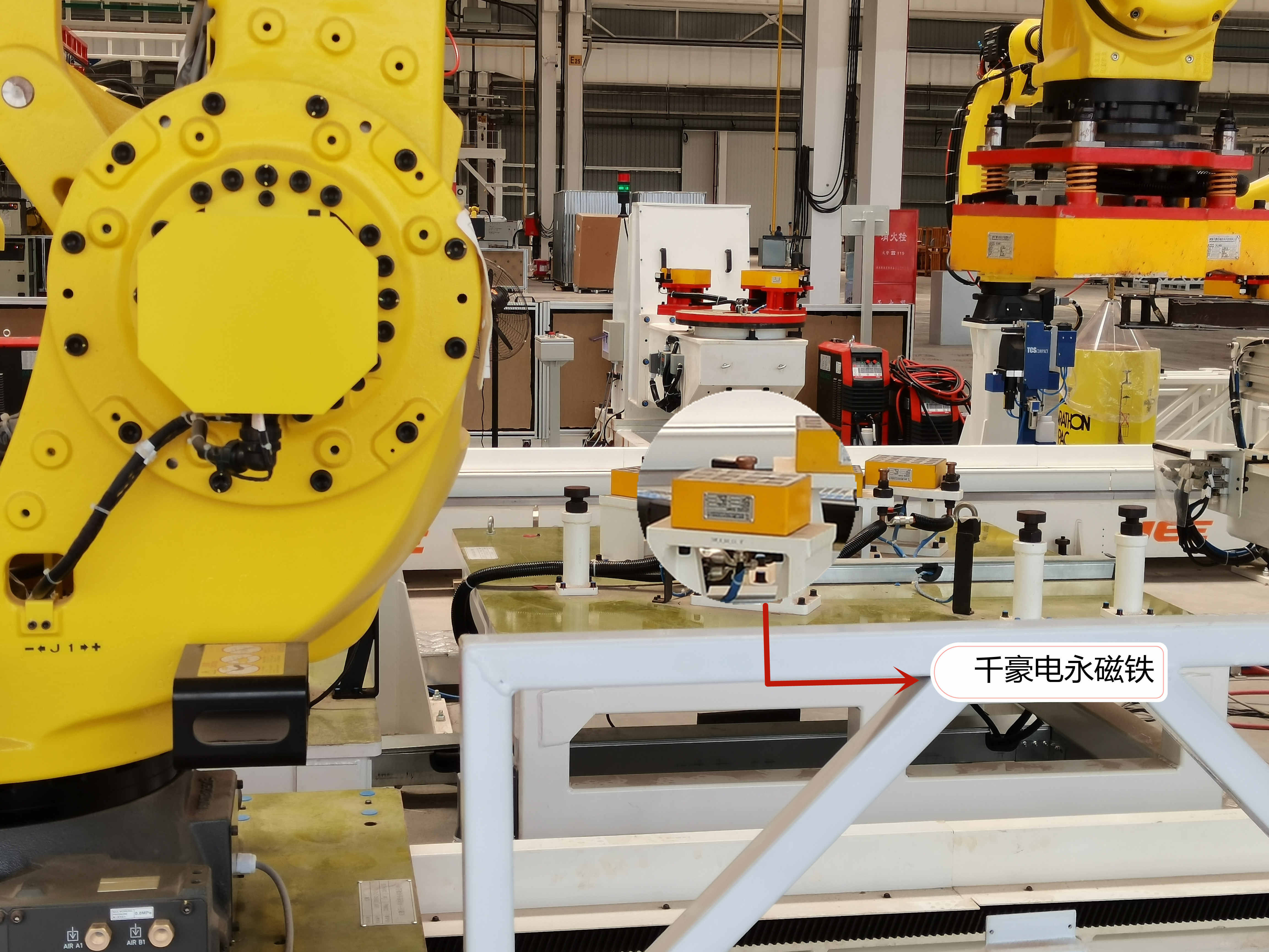 自動(dòng)化機(jī)械手電永磁吸盤(pán)