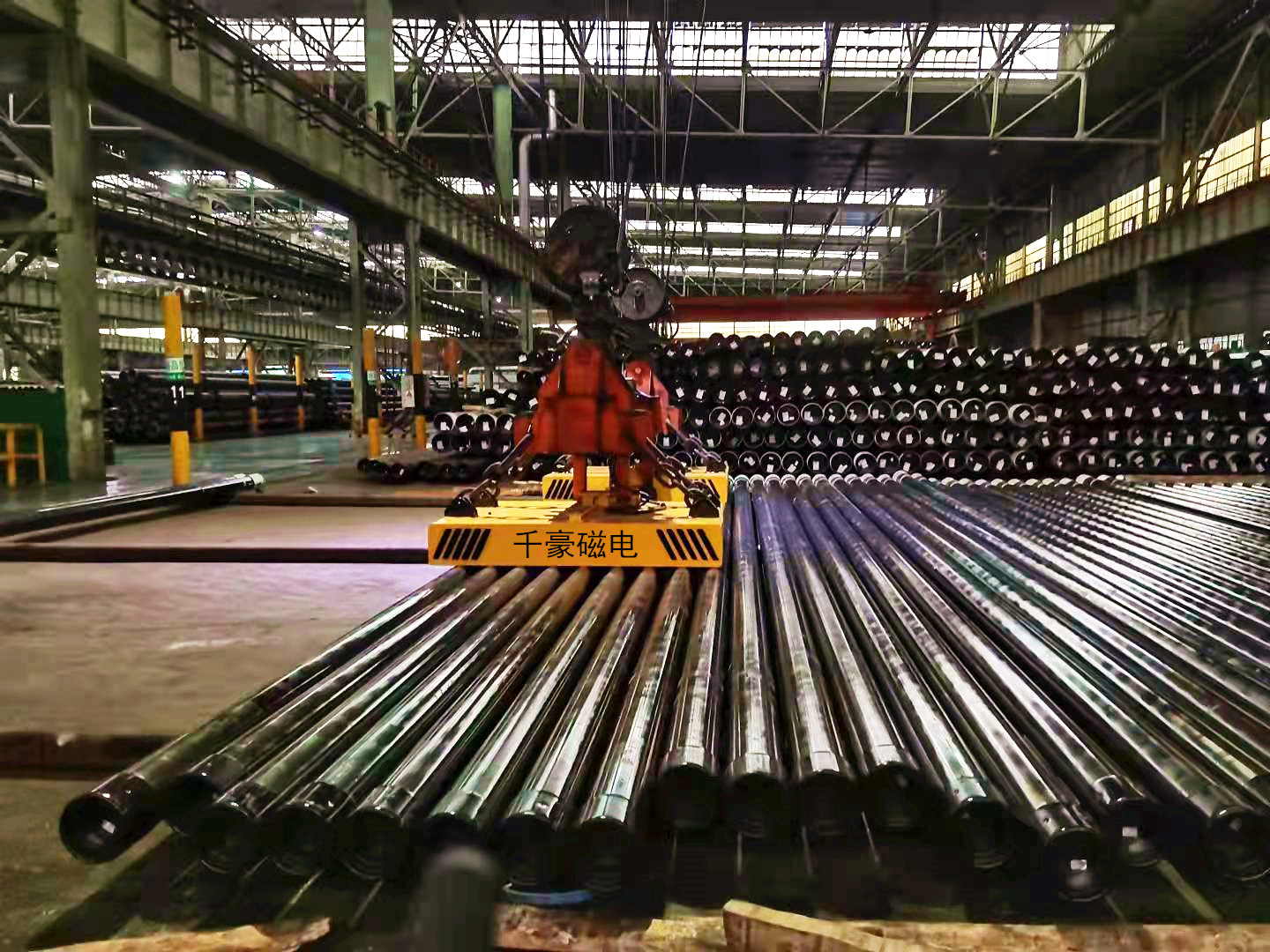 吊鋼管電永磁吊具，千豪品牌
