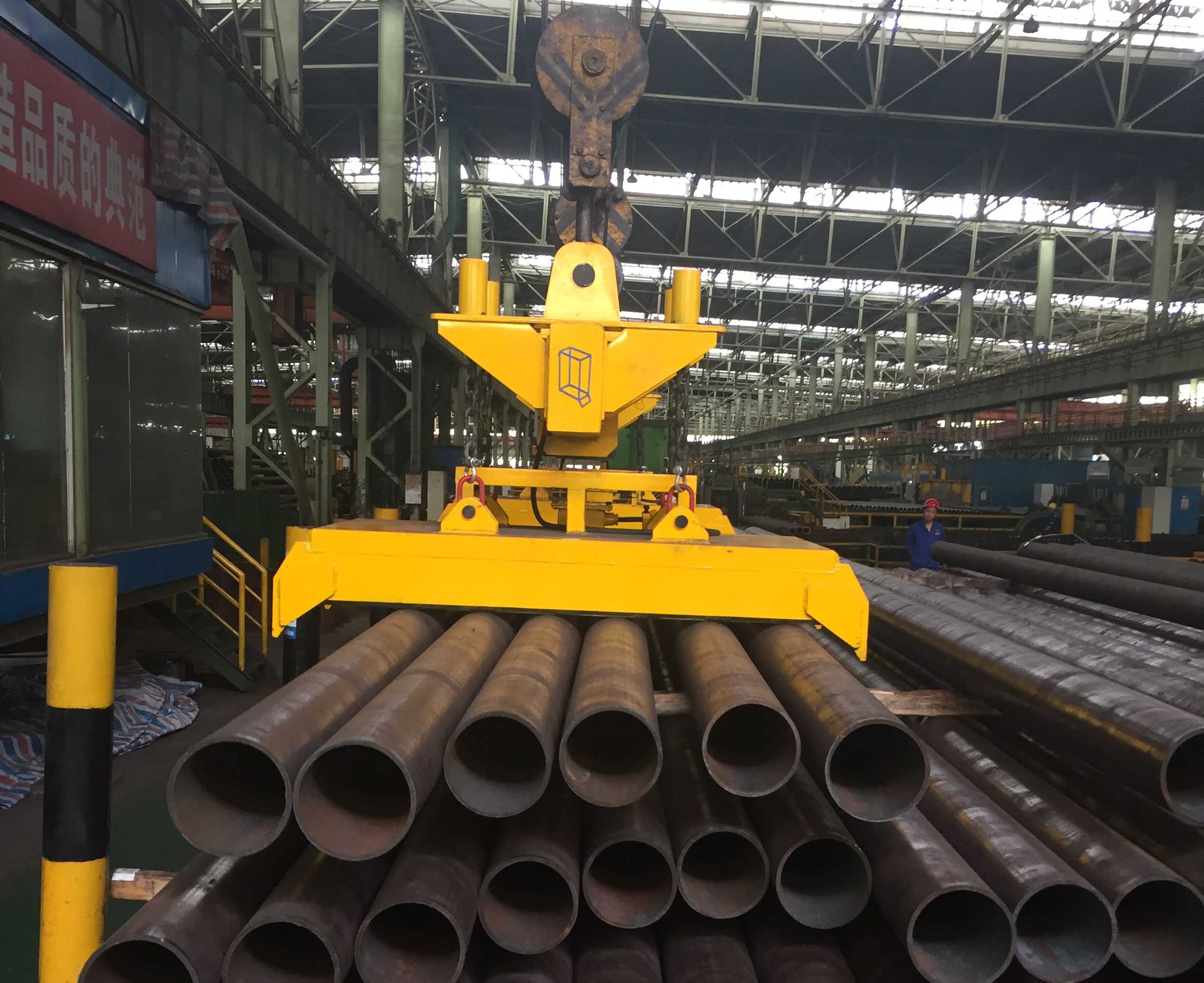 吊鋼管電永磁吊具，千豪品牌