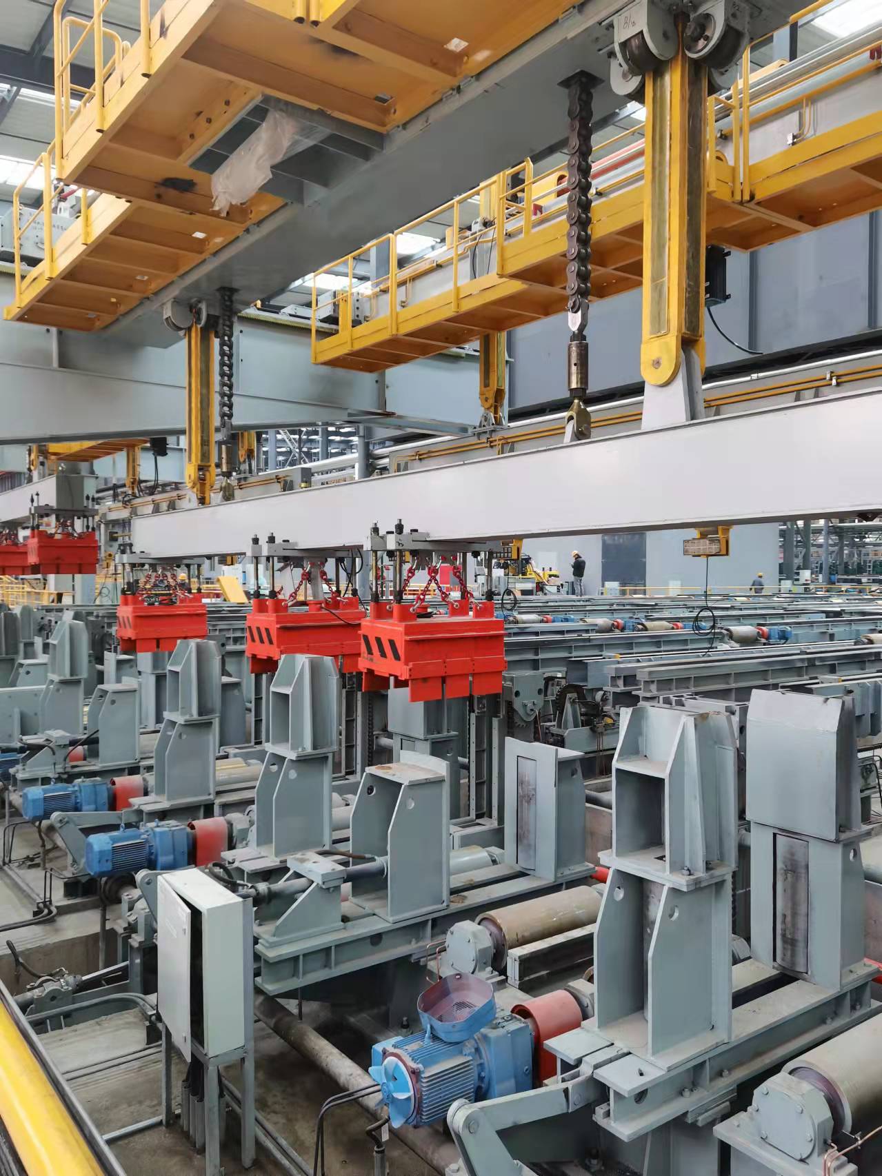 千豪吊型材，鋼軌自動化生產(chǎn)線用電永磁鐵吊具