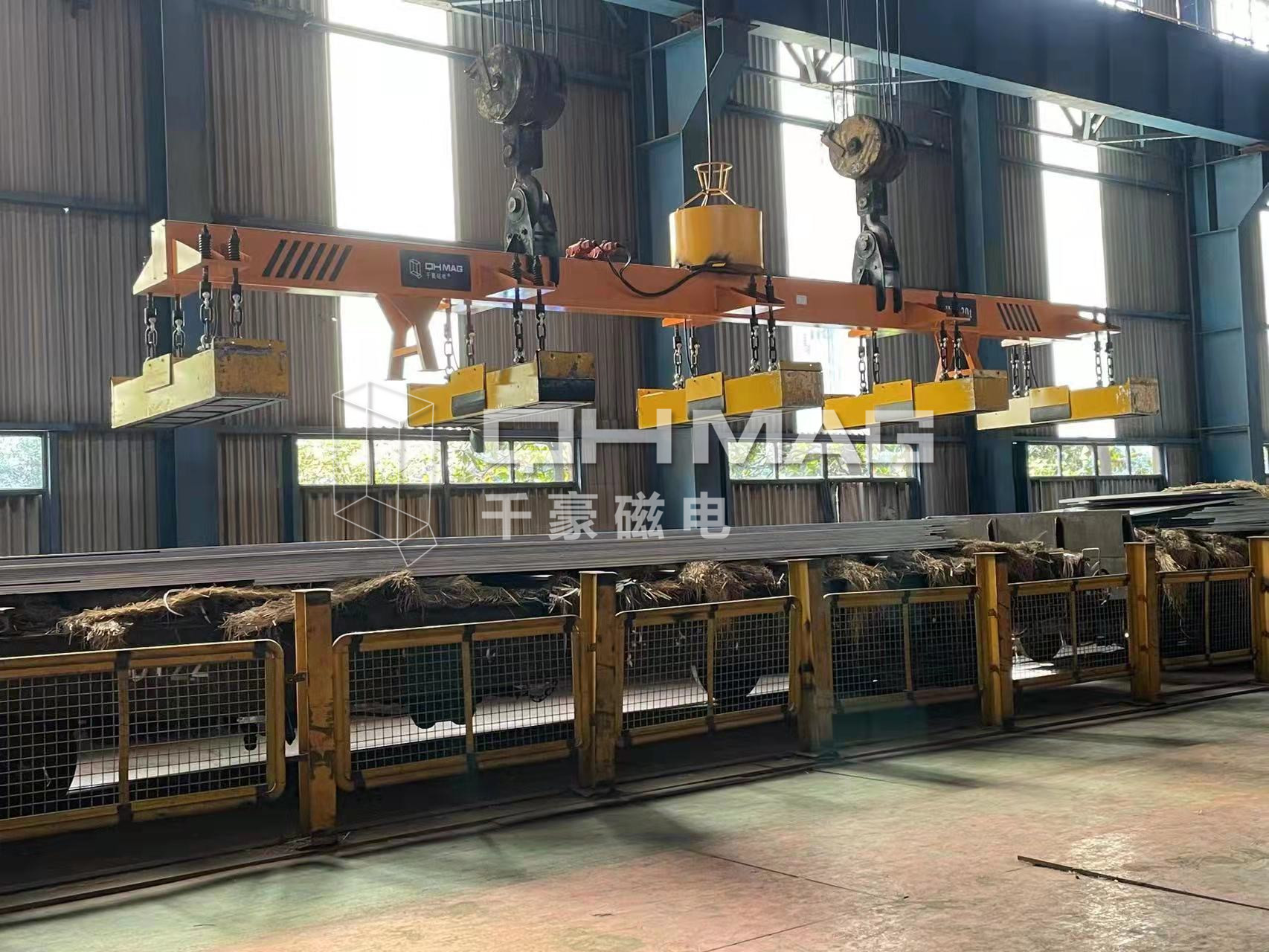 千豪電永磁吊具，吊鋼板夾具