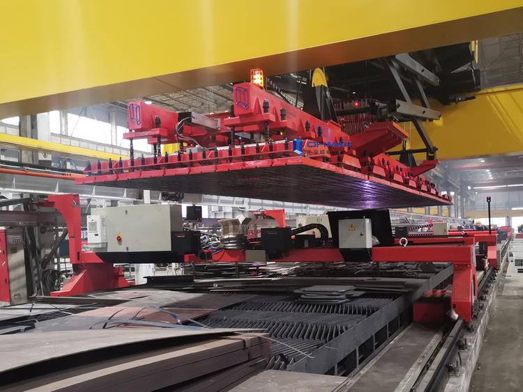 全覆蓋集群式電永磁吊具，激光上下料吊具