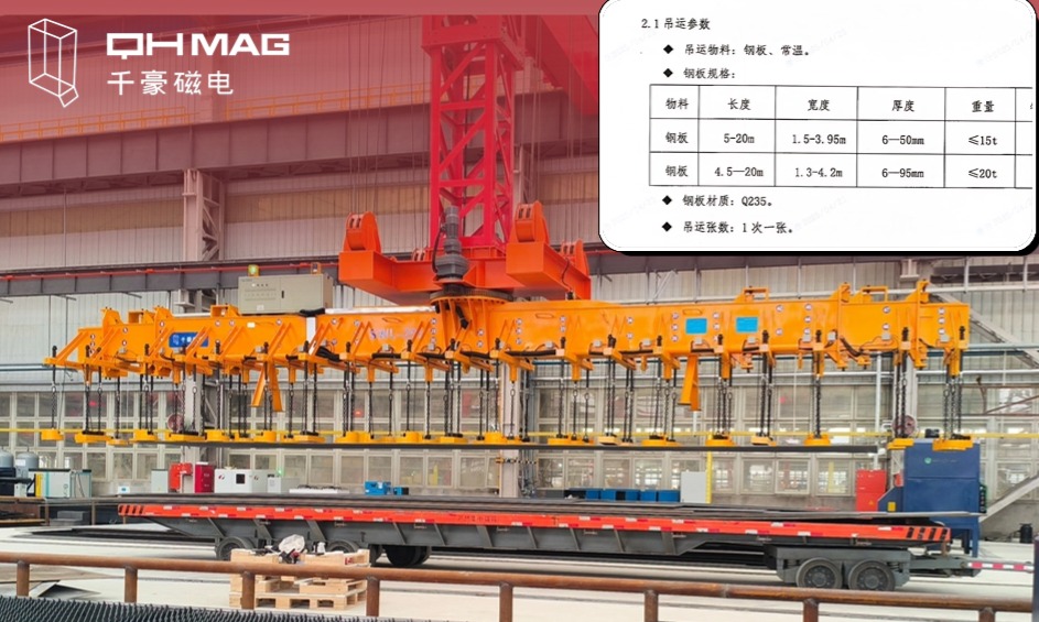千豪起重電永磁鐵，電永磁吊具，吊鋼板專用夾具