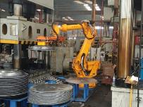 自動化機械手夾持電永磁鐵焊接工裝夾具